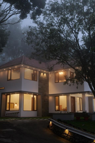 Side view of Elam Villa